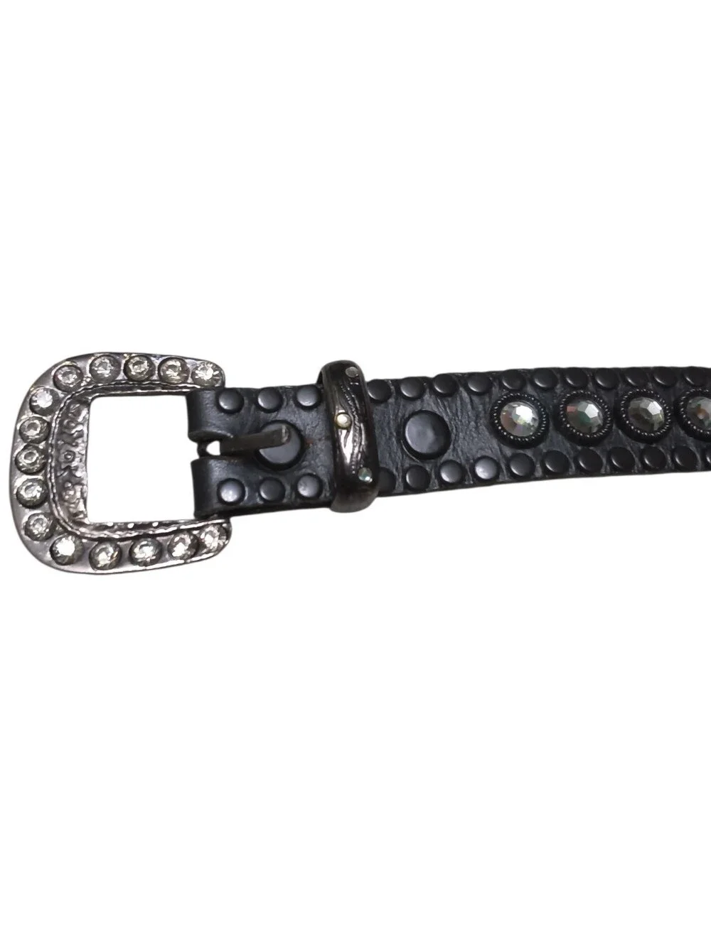Kippys Y2K Floral Western Swarovski Studded Belt